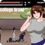 college brawl